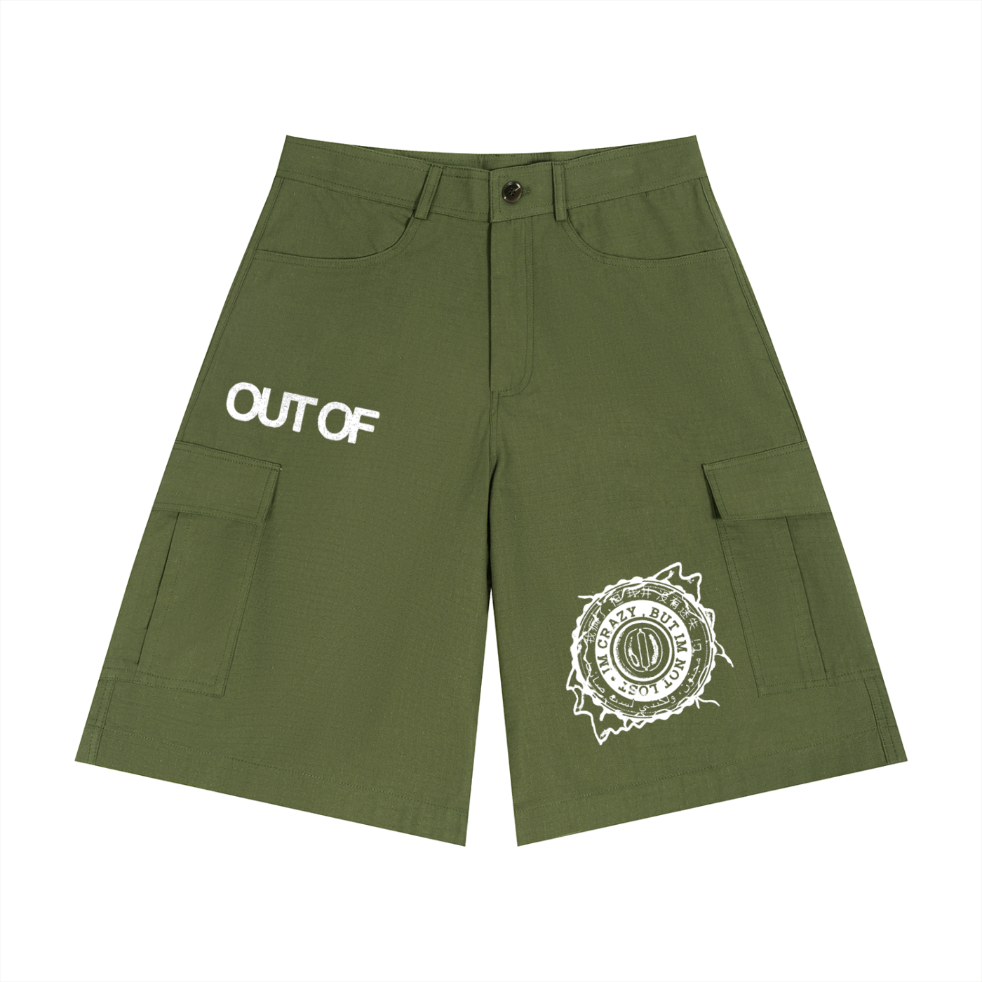 Unisex Woven Cargo Shorts
