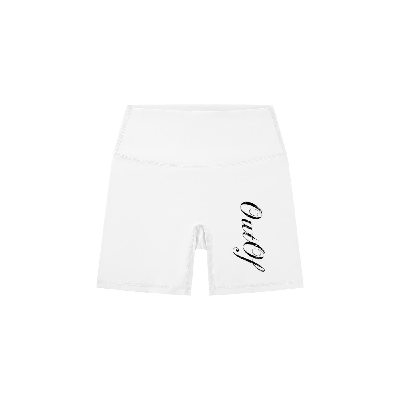 Out Of Biker Shorts - Whte