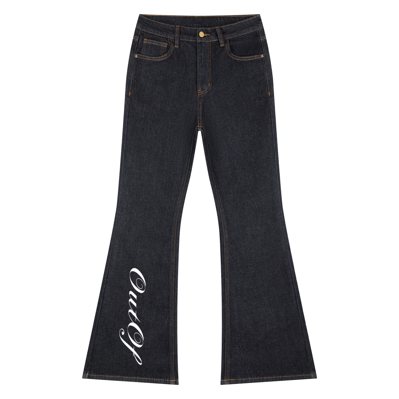 Out Of High-Rise Flared Jeans