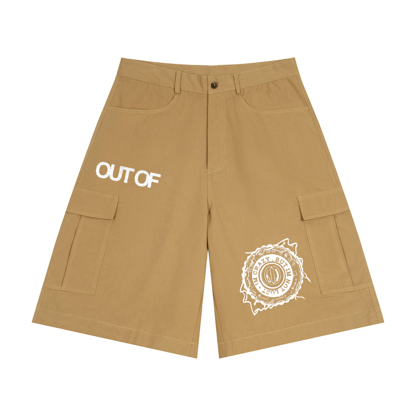 Unisex Woven Cargo Shorts