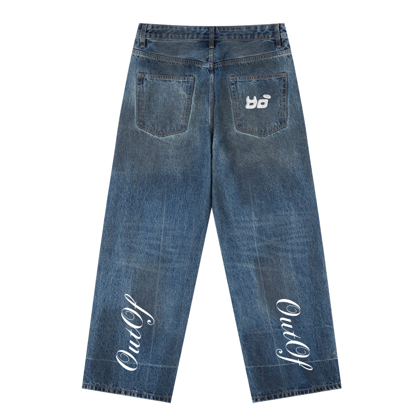 Out Of Vintage Wash Baggy Denim Jeans