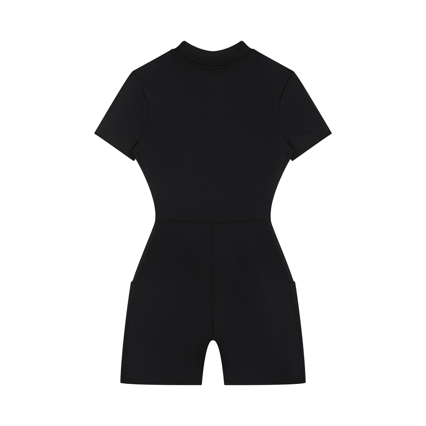 Out Of Women's Quarter-Zip Short Sleeve Romper
