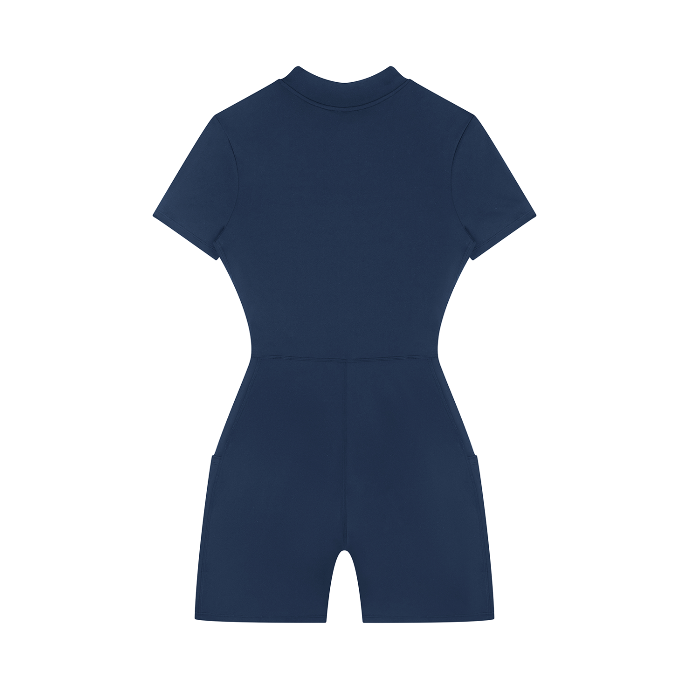 Out Of Women's Quarter-Zip Short Sleeve Romper