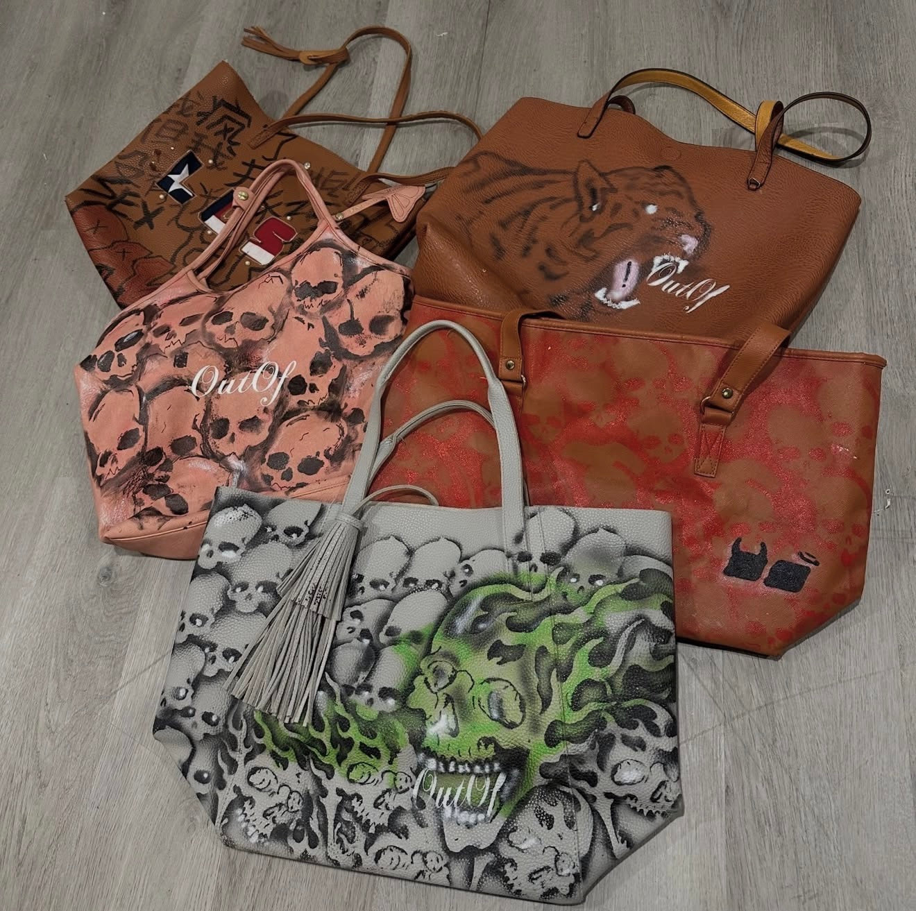 Out Of Rolling Skulls Duffle