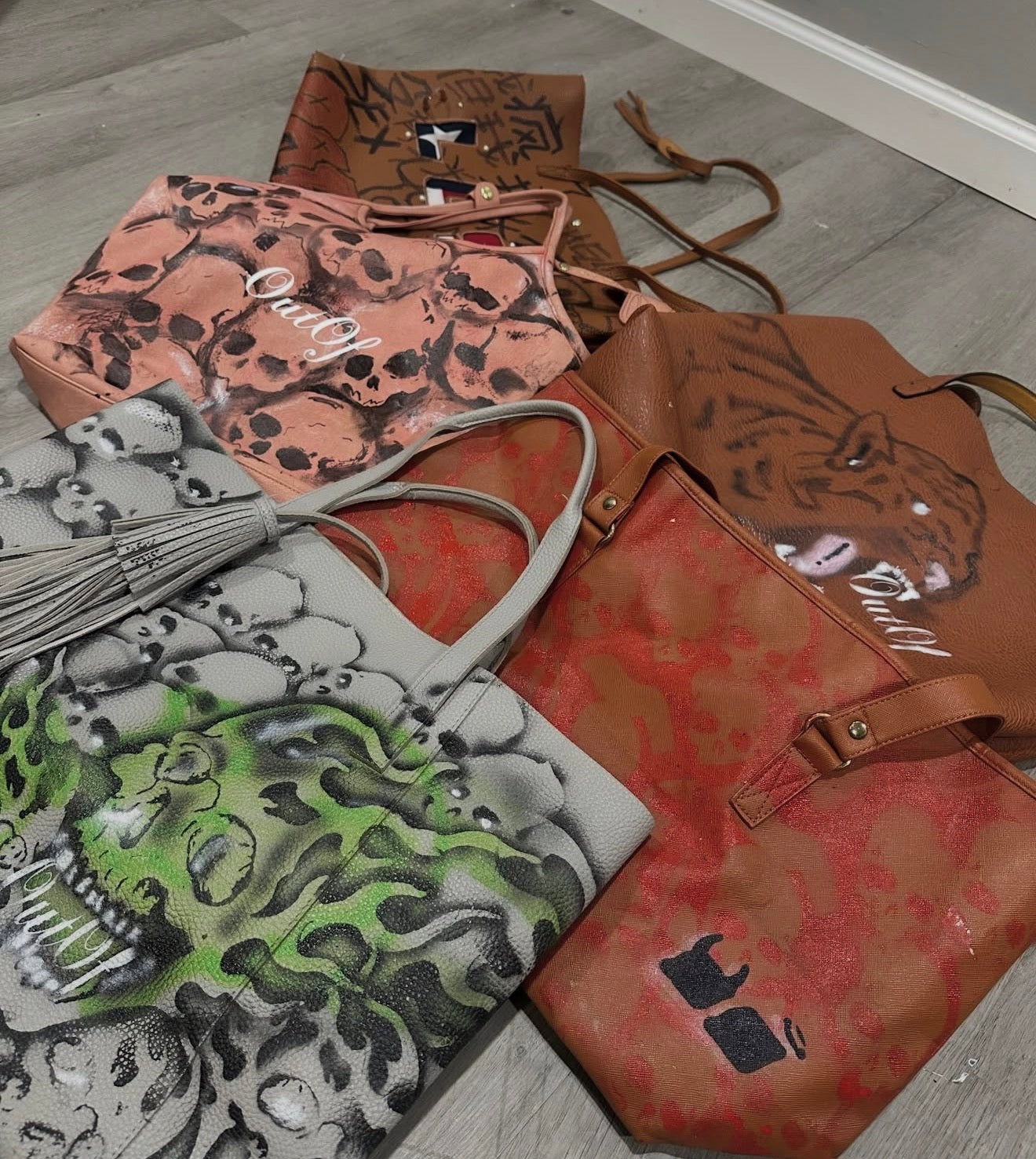Out Of Rolling Skulls Duffle