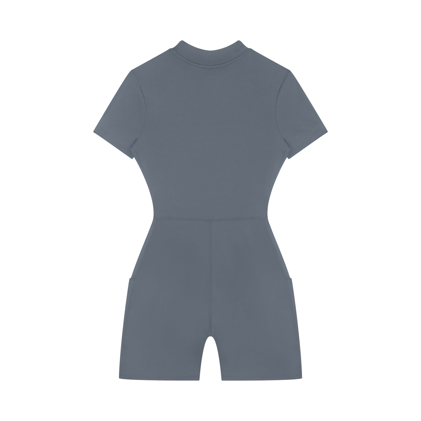 Out Of Women's Quarter-Zip Short Sleeve Romper