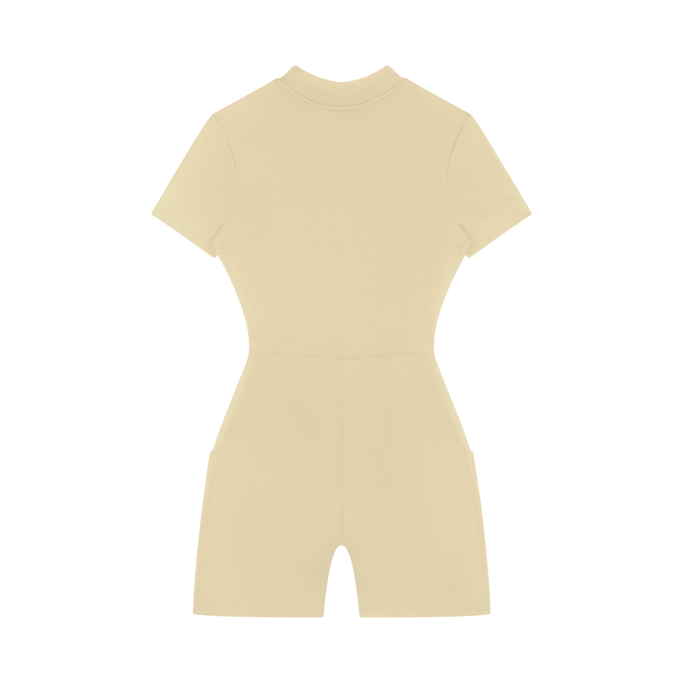 Out Of Women's Quarter-Zip Short Sleeve Romper